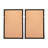 Of 2 Leaf Shadow Box Wall Decoration, 23.5X1x35.5", Gray-Washed Frame, Intricate Paper Design, Enhances Office & Family Room 2 Trim, Gray Washed Craft, Adorns Modern Offices Rooms