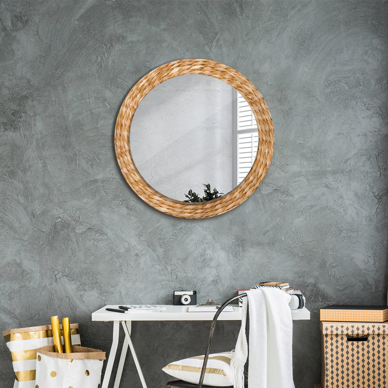 Huldar Glass Flat Wall Mirror