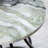 Marble And Iron Round Accent_End Table