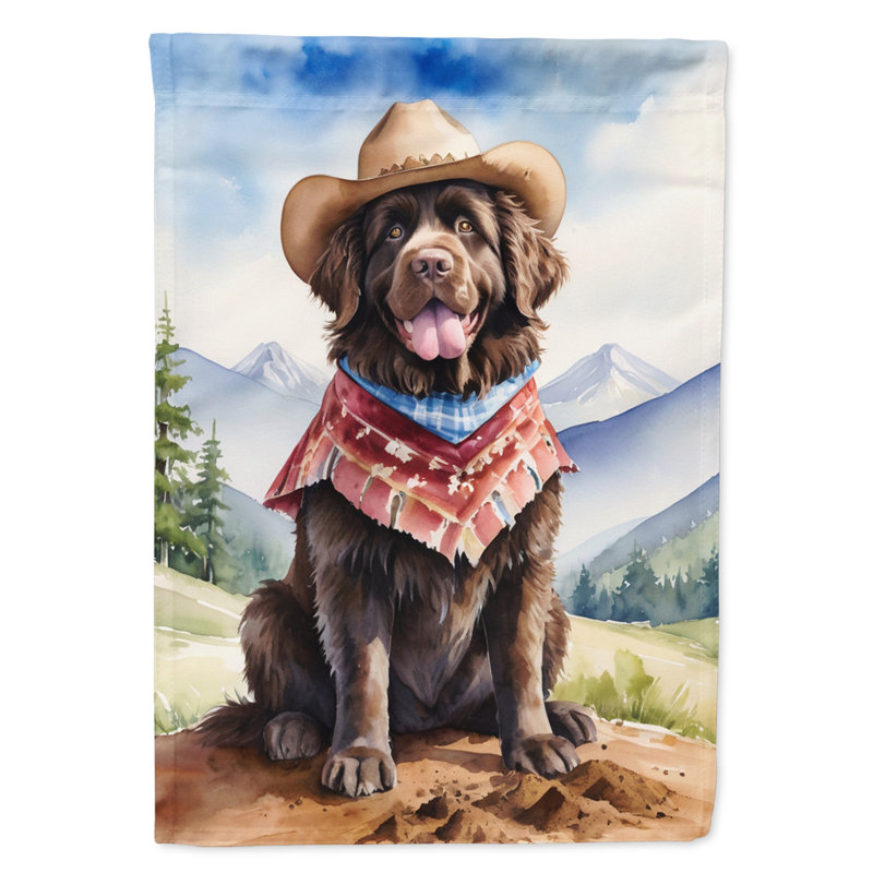 Drapeau Cowboy Welcome Garden, Terre-neuve