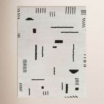 Morin White/Charcoal Rug