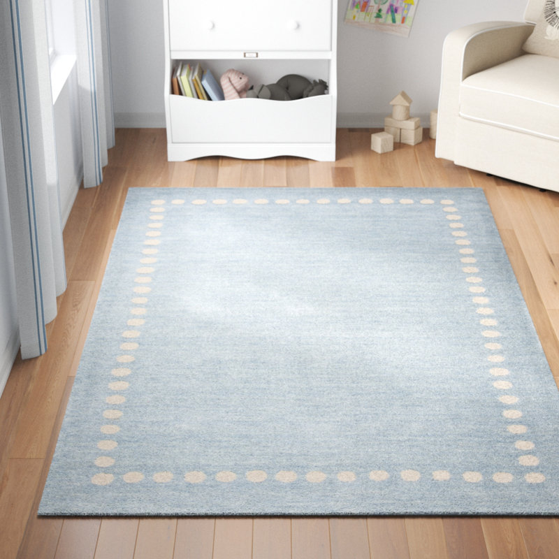 Antaeus Kids hand-woven wool rug, Rond 7 pi, Rose