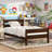 Twin Size Solid Wood Platform Bed With Headboard And Footboard,Kid Bed-1137017652