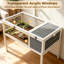 Enceinte en bois massif avec ventilation Turtle Habitat 39,5 x 24,4 x 39,8 po
