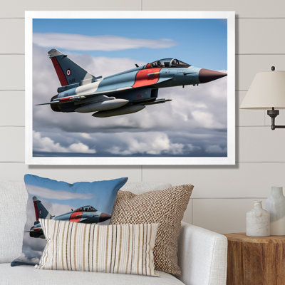 Avion de chasse militaire II sur toile