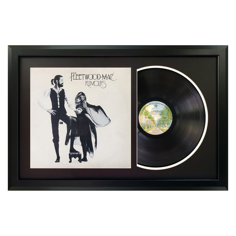 Fleetwood Mac "Rumours"  Framed Vinyl Record Wall Art, LP Album Cover Display, Music Memorabilia Decor, Unique Gift for Vinyl Lovers