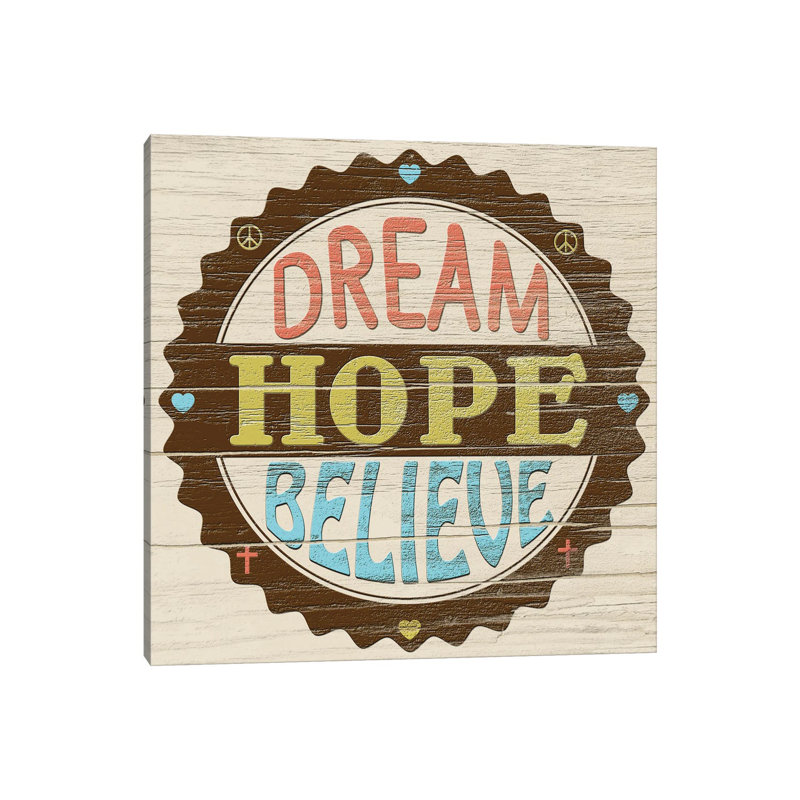 Seal Of Hope by Alonzo Saunders - Wrapped Canvas Print, 30.48 cm H x 30.48 cm W