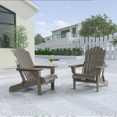 Chaise Adirondack pliante en plastique Henninger