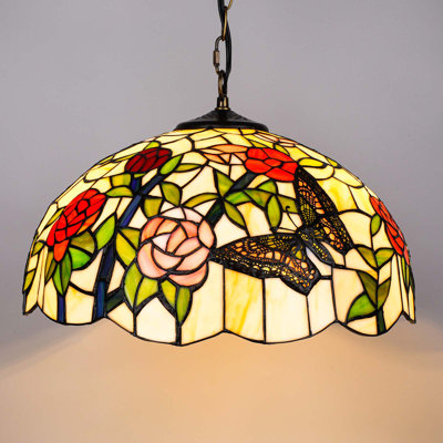 Luminaire suspendu 16 po Tiffany