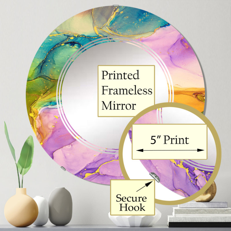 Miroir de salle de bain sans cadre, 24 po x 24 po