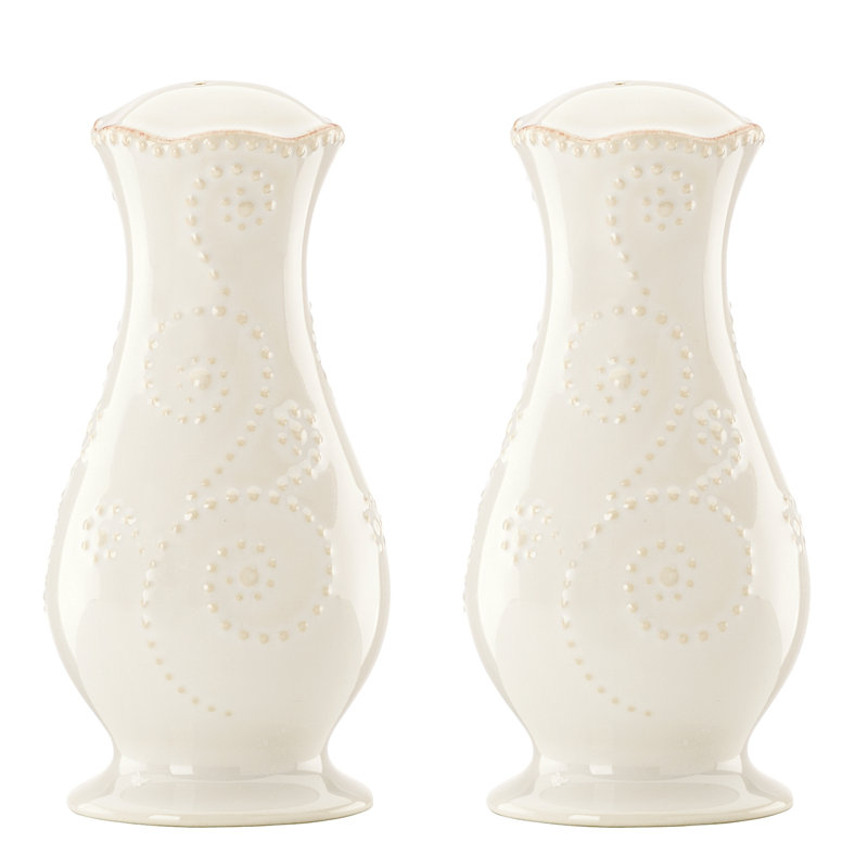 Lenox French Perle Salt and Pepper Shaker Set