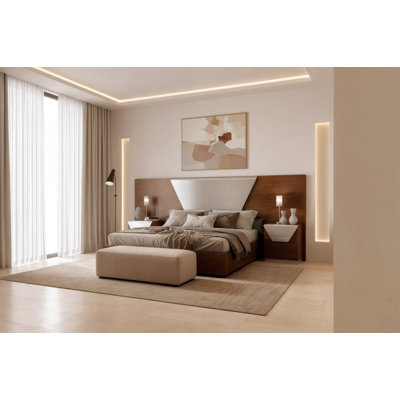 Solid Wood Bed