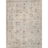 Oriental Area Rug in Beige