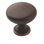Poignée d'armoire Edona en bronze huilé de 1-1 / 4 po (32 mm) de diamètre