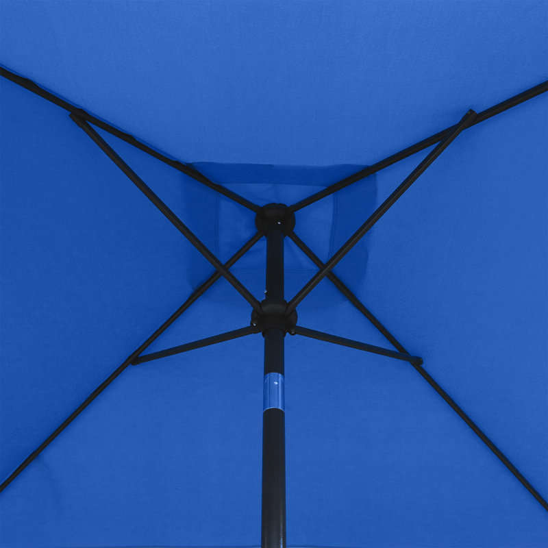 Parasol de marché carré 6,5 pi Tempo, Bleu