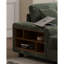 Canapé convertible convertible en forme de U, tissu velours côtelé, canapé moderne confortable de grande taille à 4 places, fauteuil double salon, vert