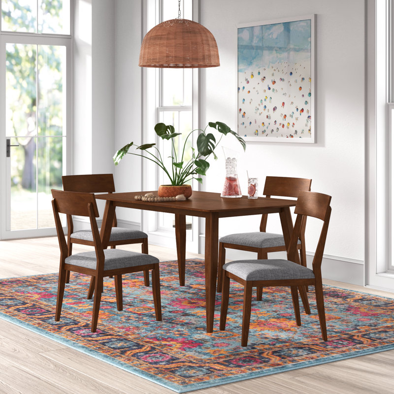 Phyllida 4 - Person Four Leg Dining Set, 30" H x 78" L x 42" W