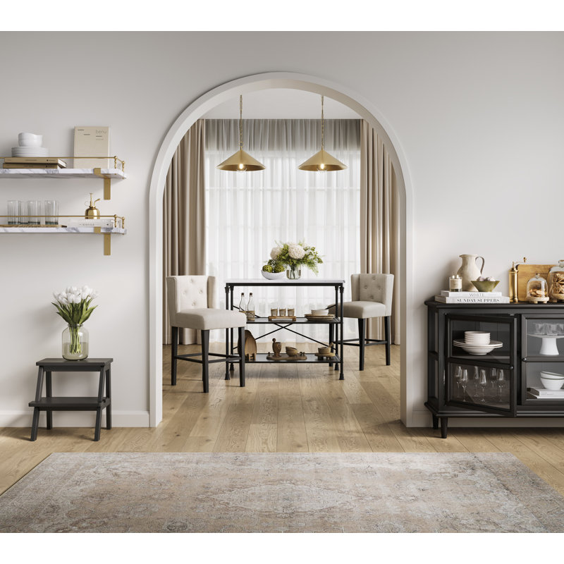 Shay Stone Winged Counter Stool