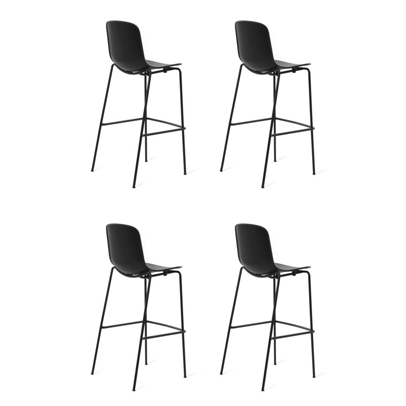 Holi Counter & Bar Stool, Bar Stool (30" Seat Height), Black