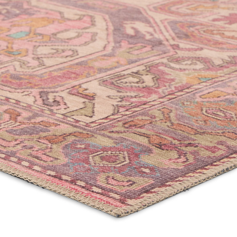 Framboise Washable Oriental Indoor Rug, Rectangle 8' x 10'