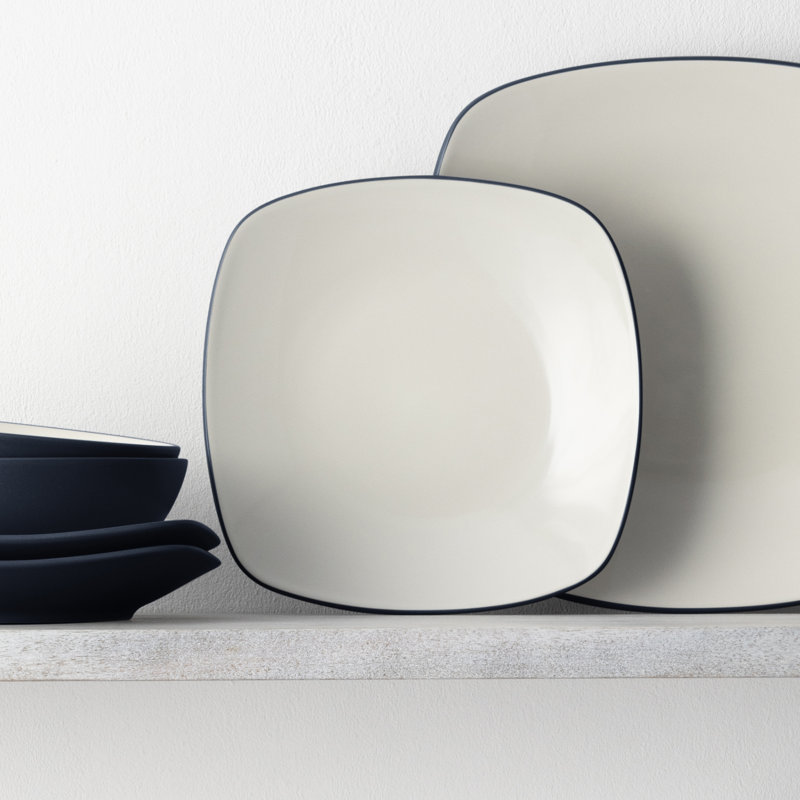 Noritake Colorwave Square Salad Plates, 8-1/4", Navy