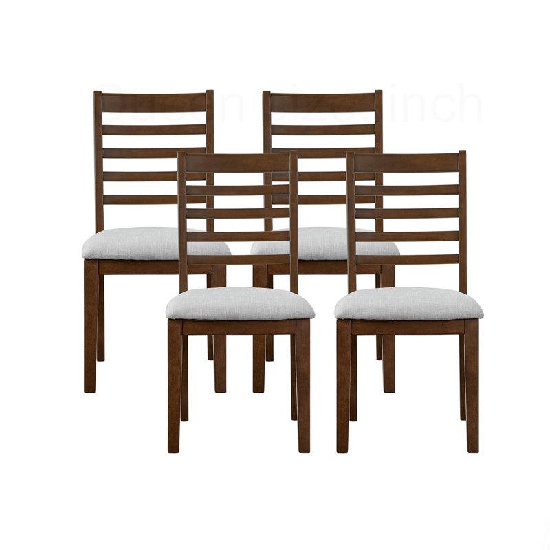 Chaises de salle à manger 4 pièces, Noyer