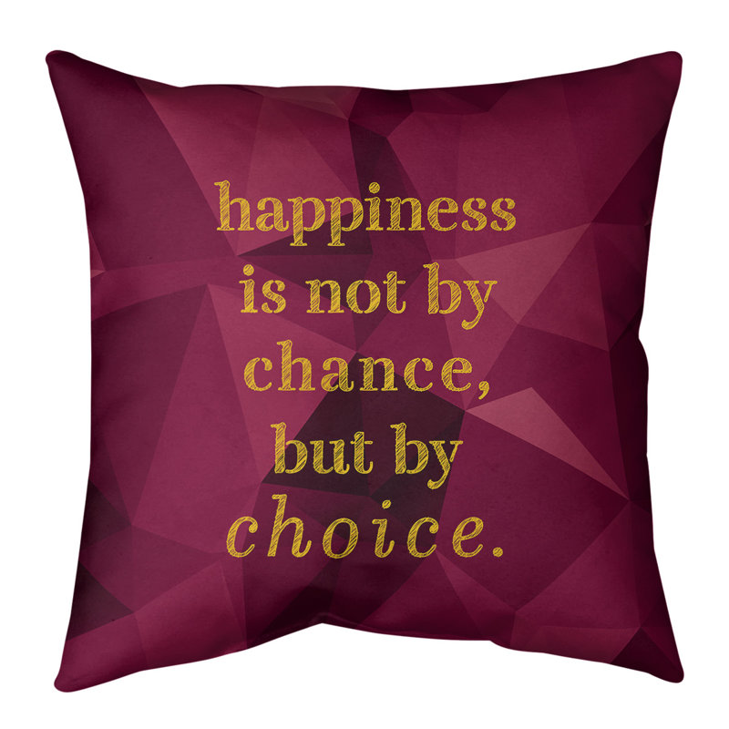Coussin de sol, 36 po x 36 po, Rose foncé / or