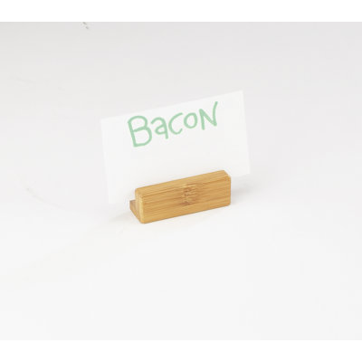 Porte-cartes en bambou