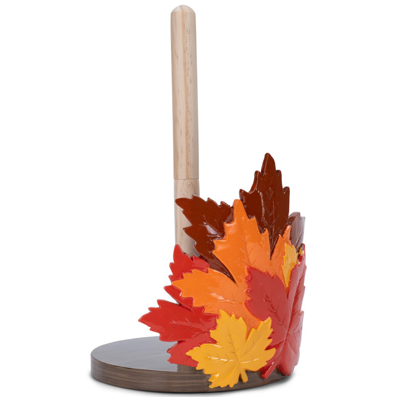 Paper Towel Holder Fall Leaves