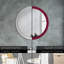 Huldar Glass Flat Wall Mirror