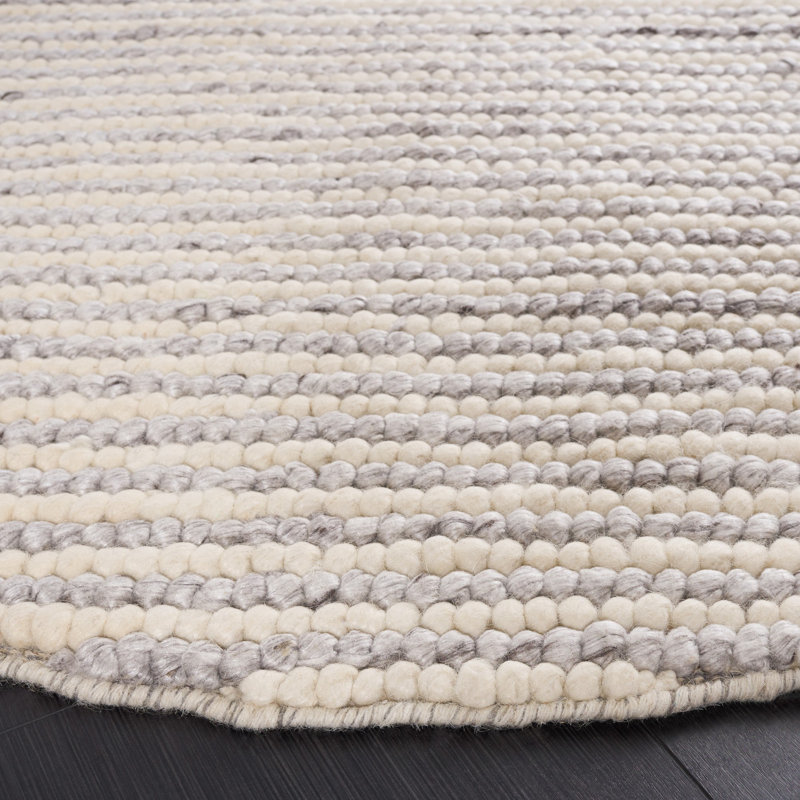 Charvik Striped Indoor Rug, Round 10'