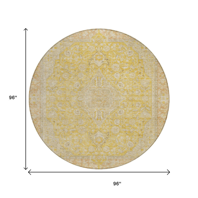 Tapis rond 8 po