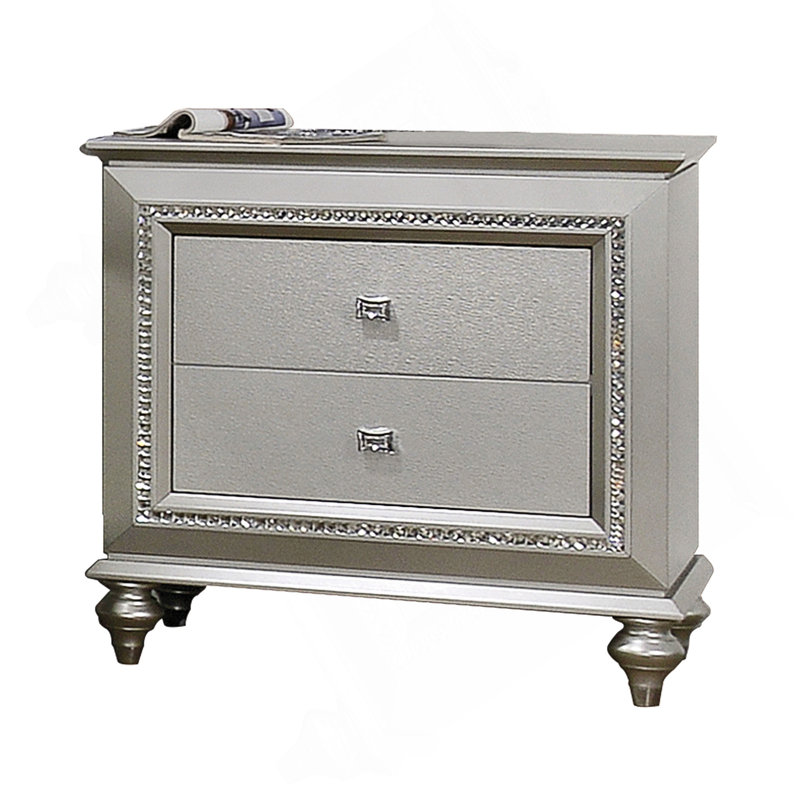 Table de chevet Kaitlyn, Champagne