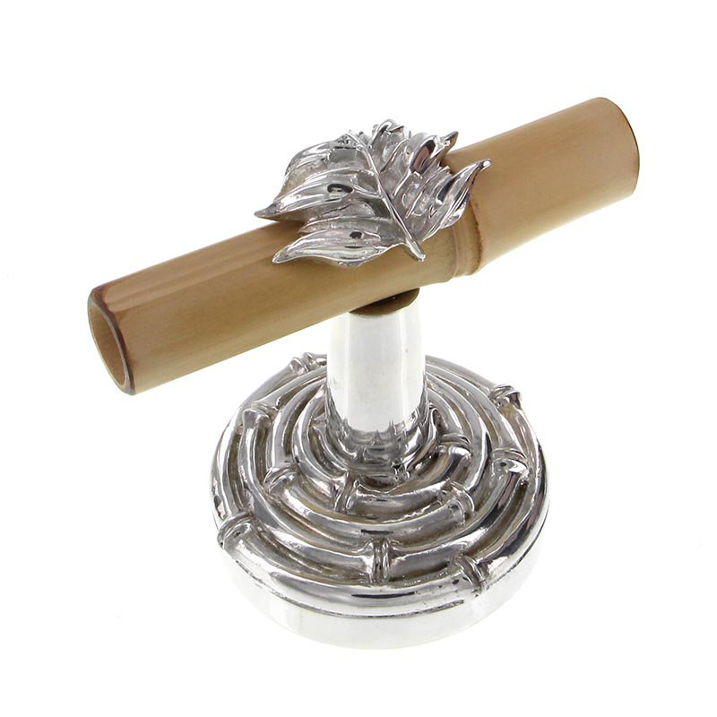 Palmaria Robe Hook, Polished Silver