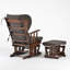 Chaise berçante et repose-pieds Azariyah Konfor-754865942-745961577