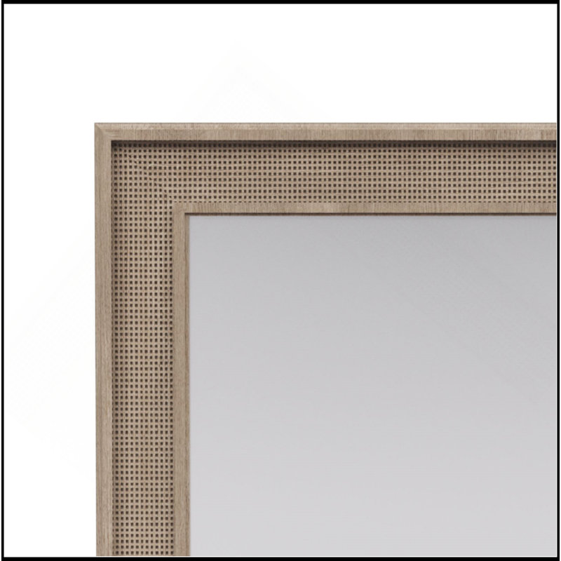 Sand Cane Mirror, 40" x 40", Square