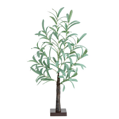 2ft. Lighted Artificial Olive Tree with 60 Warm White LED Lights