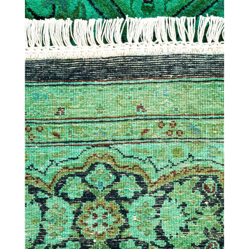 Fine Vibrance One-of-a-Kind 6' 1" X 6' 1" Hand Knotted Area Rug
