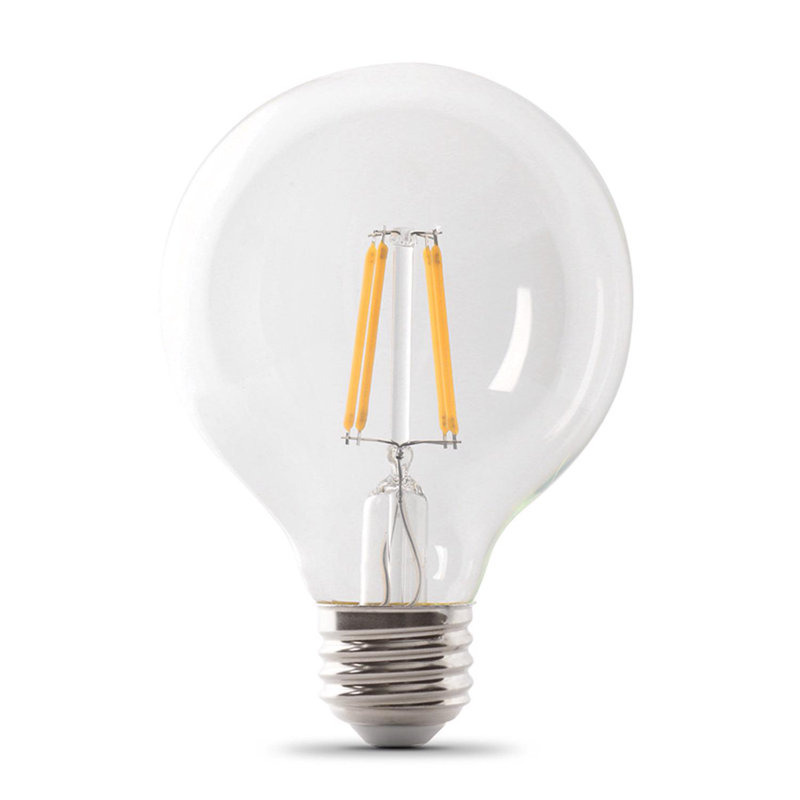 Ampoule DEL à filament moyen Feit rehaussé G25 E26 (moyenne), équivalente à 40 watts, paquet de 1, 3,8 W