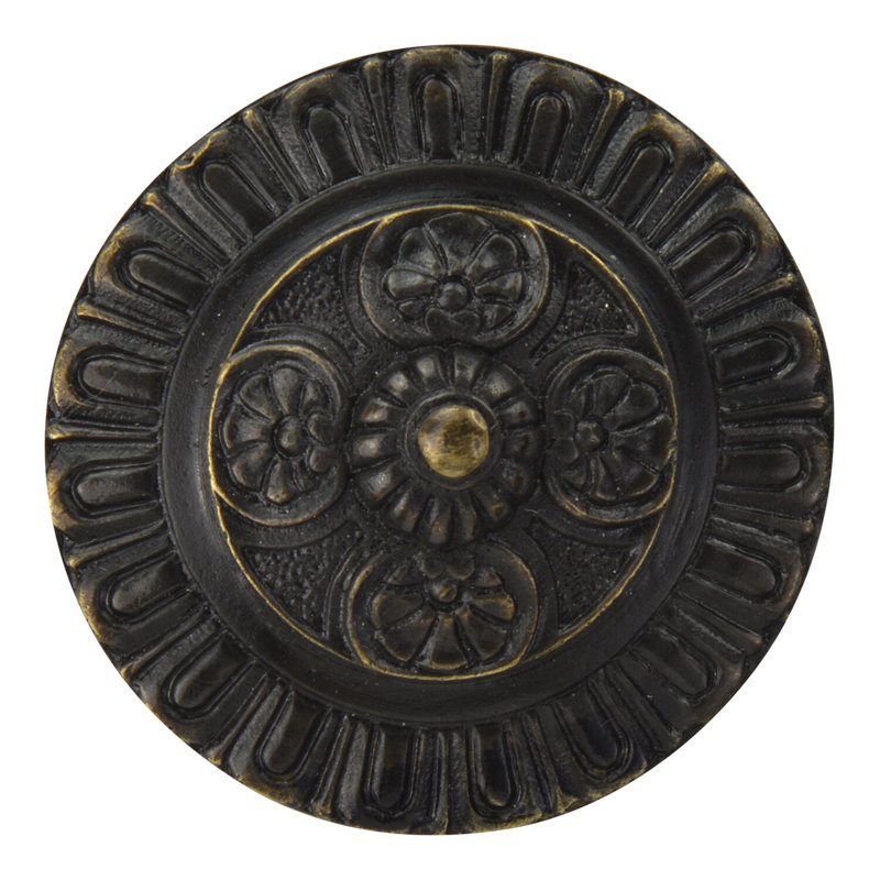 Kings Road Mushroom Knob, Dark Brass