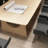 Rectangular Burlywood Solid Wood Dining Table-865357480
