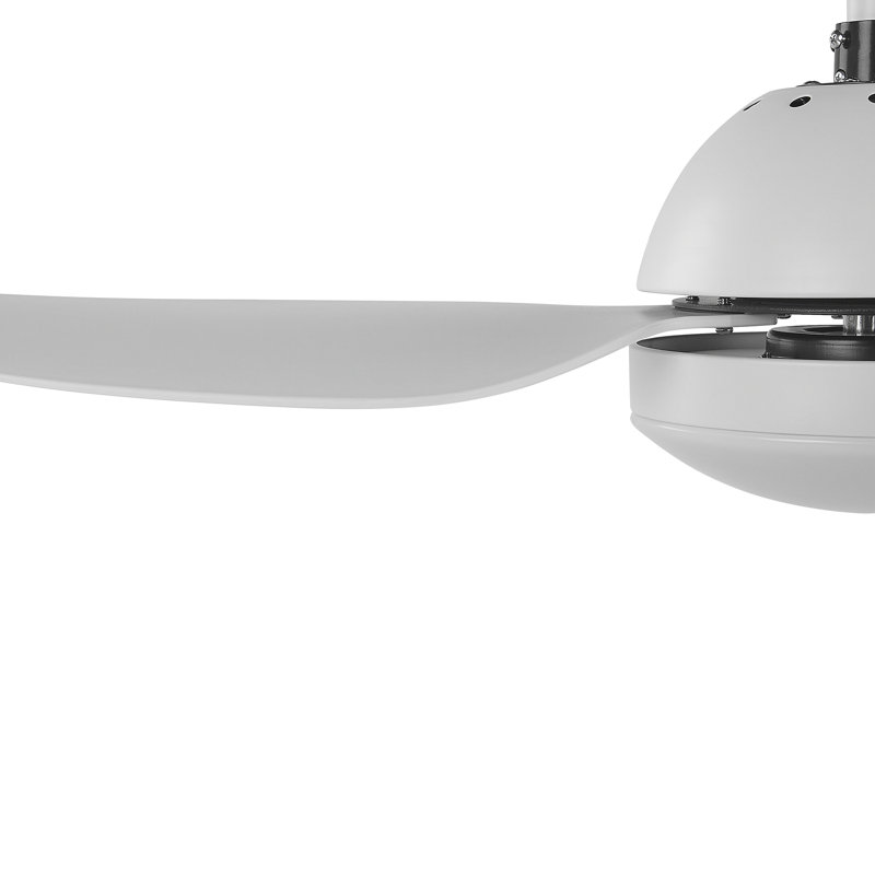 Ayverie 114cm Ceiling Fan with Light Kit, White