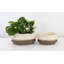 Pots de fleurs en céramique émaillée Santa Barbara Bowls (lot de 4) - Intérieur/Extérieur-1405024296