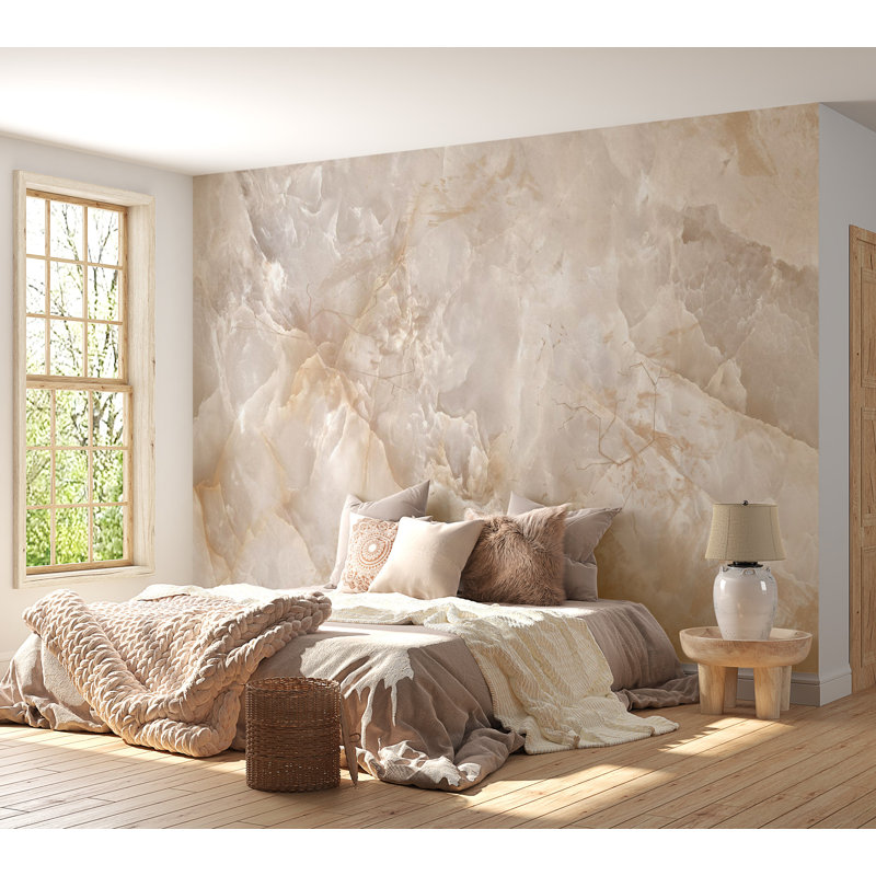 Papier peint Surface Texture - marbre tonique, L 68 po x l 98 po