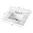 31" Bathroom Vanity Top - White, Rectangular Sink & 4" Backsplash With White Veined Included