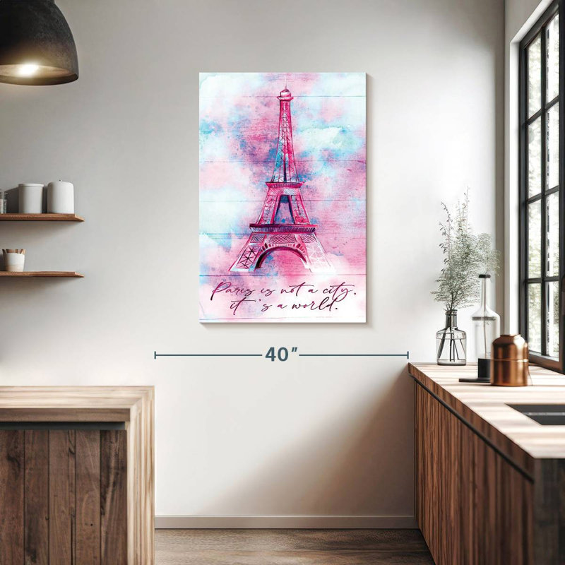 Lilie Pastel Paris World, 39" H x 26" W