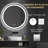 Lukehart Round LED Lighted Anti-Fog Wall Mirror -1548444535