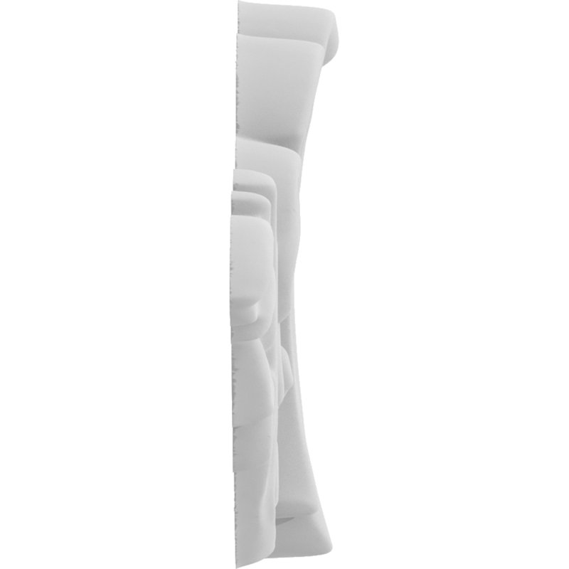 Rosette East Lake, H 3,5 po x l 7 po x P 0,63 po