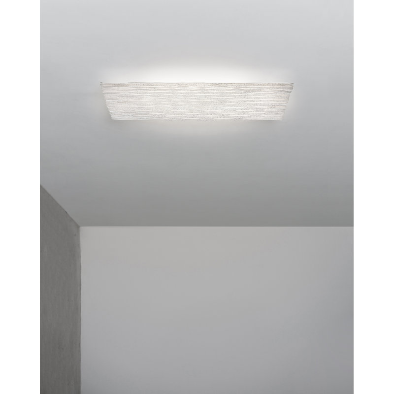 Planum 1 - Light LED Flush Mounted Sconce, 37.8" H x 18.5" W x 3.1" D, White
