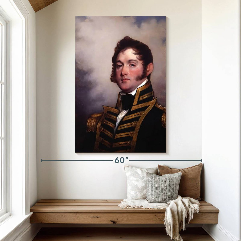 Leisha Commodore Oliver Hazard Perry, 51" H x 34" W